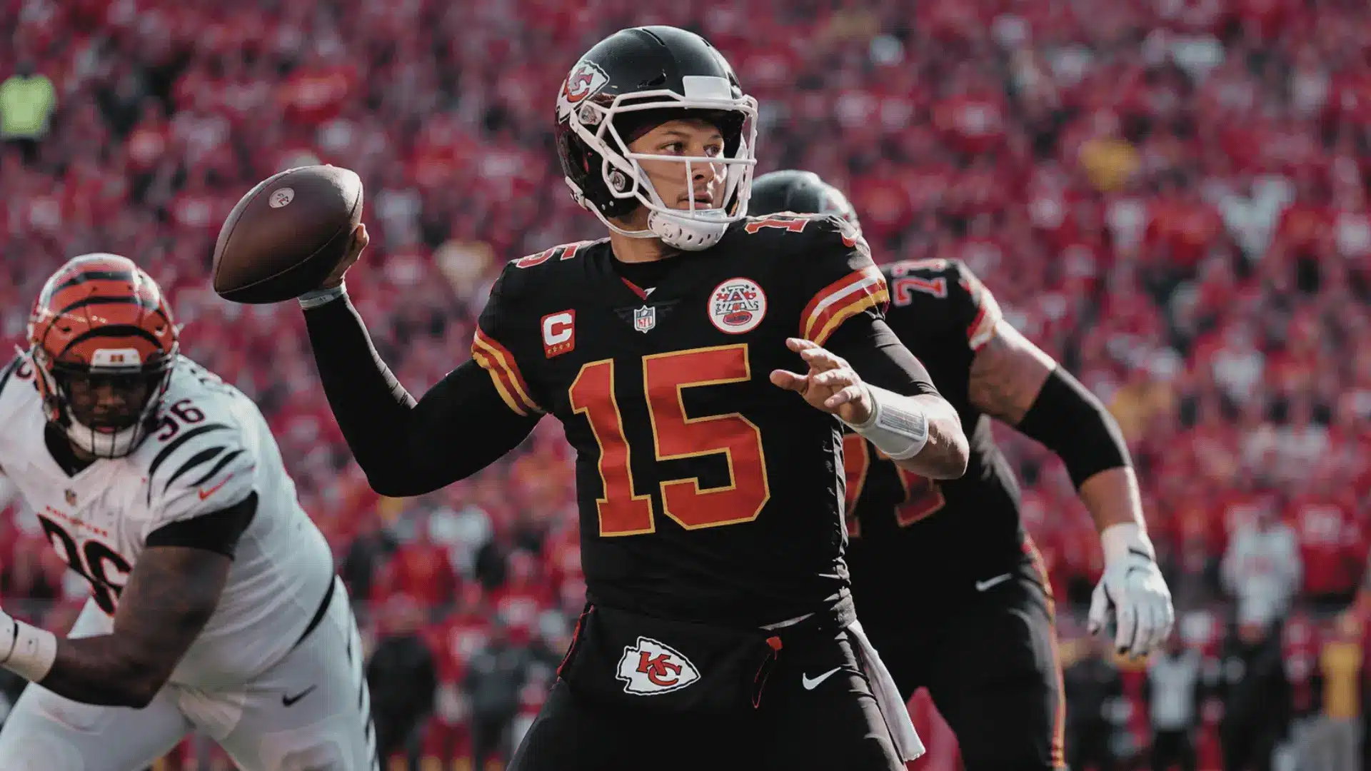 a quarterback in black jersey throws the football during game action in fantasy football