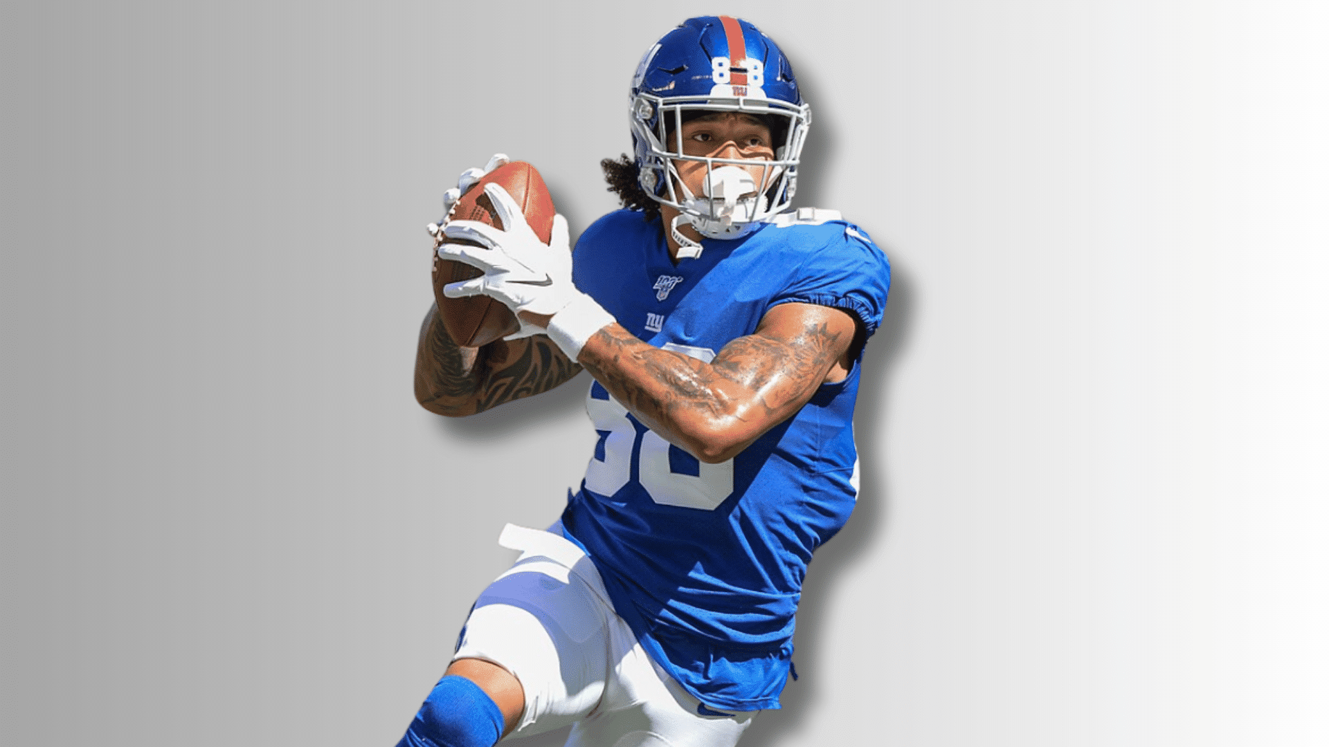 evan michael engram playing for the new york giants in 2019.