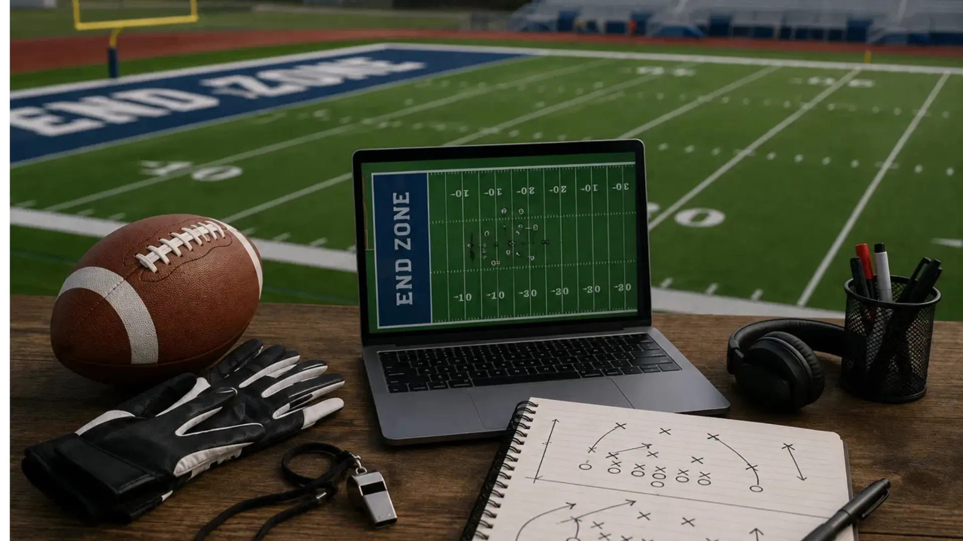 nfl and ncaa football end zone fumble rules comparison illustration