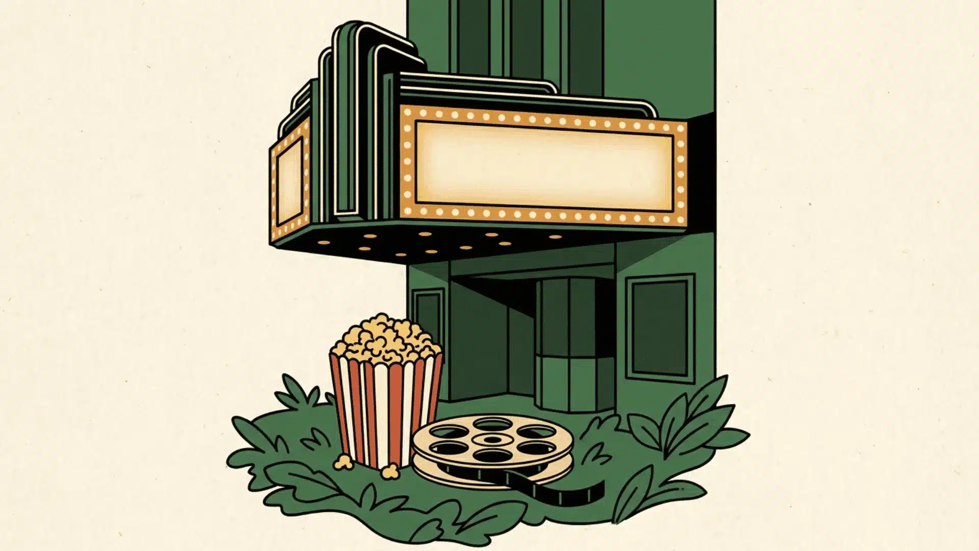 movie themed fantasy football team name marquee illustration