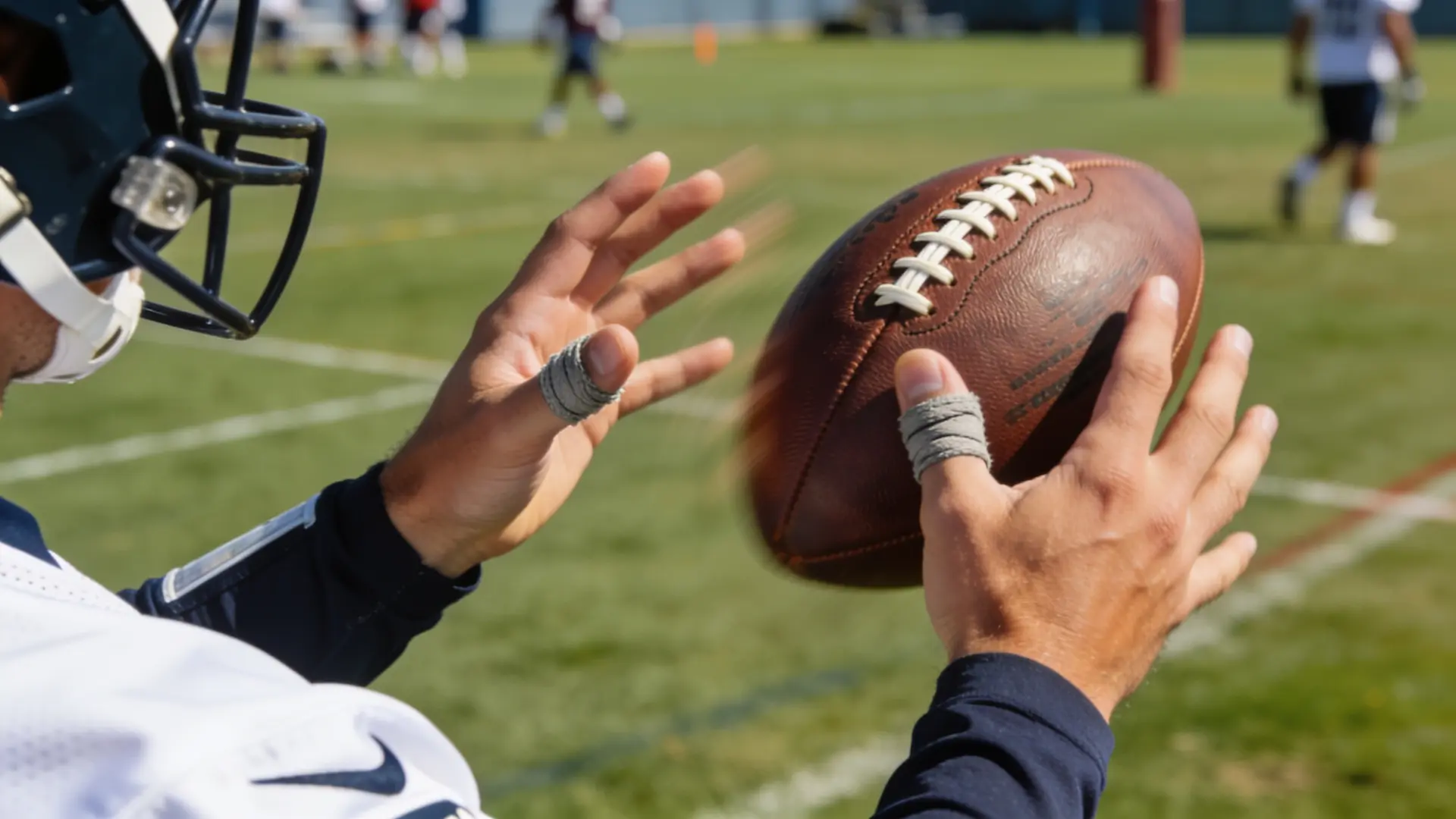 punter-securing-football-after-snap