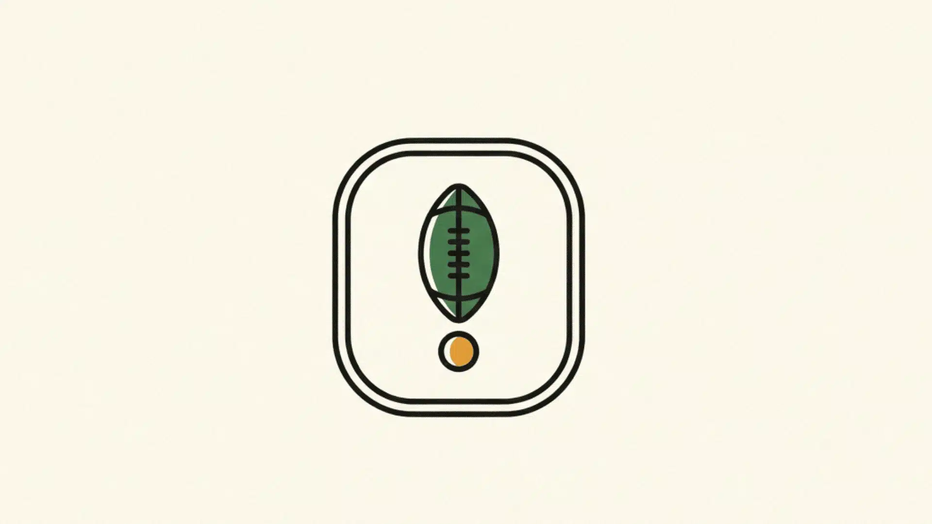 short and punchy fantasy football name badge illustration