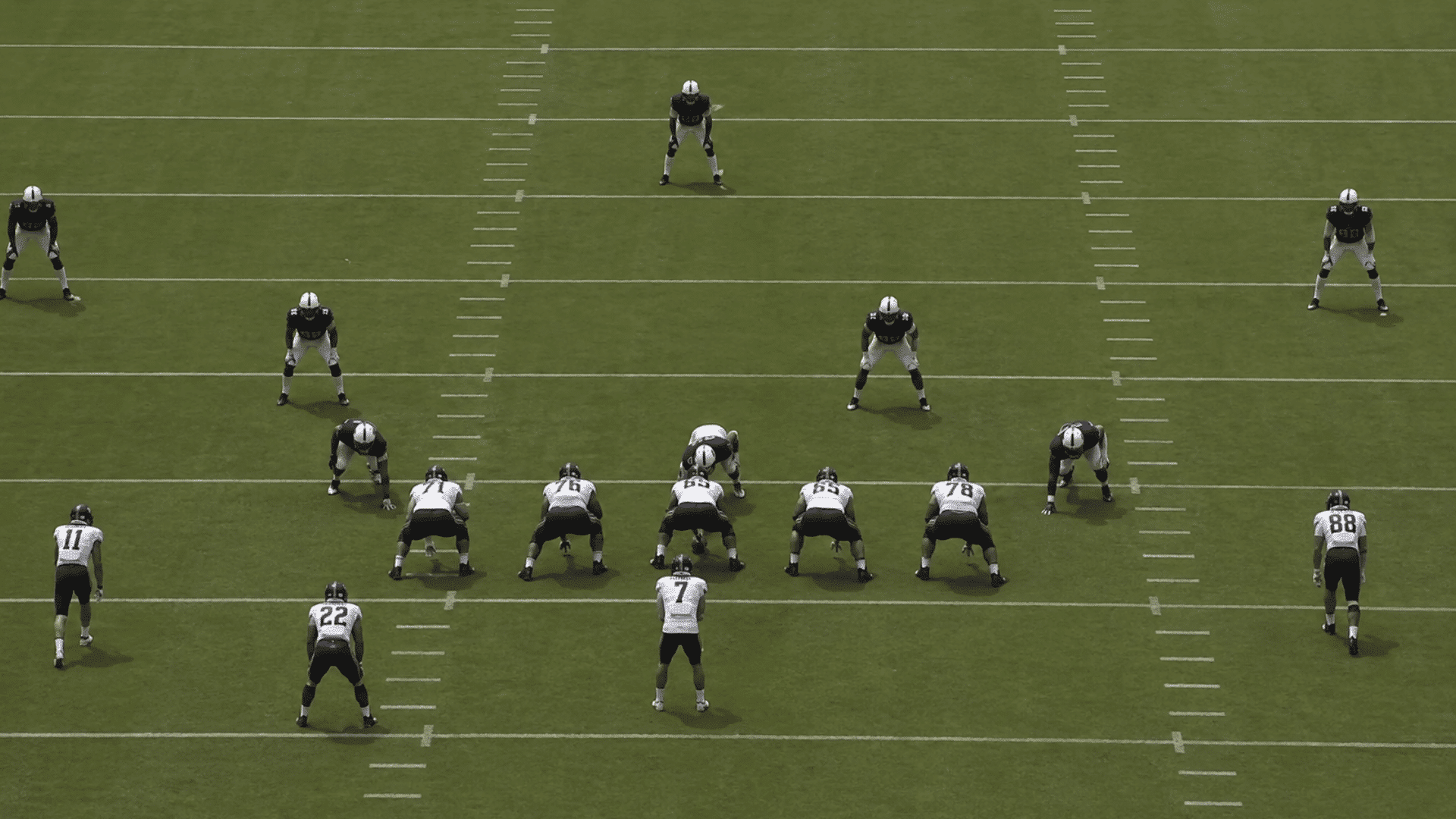 cover three defense lined up before the snap with three deep defenders and four underneath players